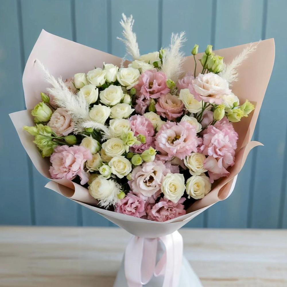 Букет цветов из: Альстромерии и Розы в Ветлужском Костромской области