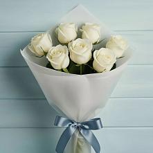 Букет 7 Белых роз Эдлесс Лав #REPLACE_PRED# Ветлужском Костромской области