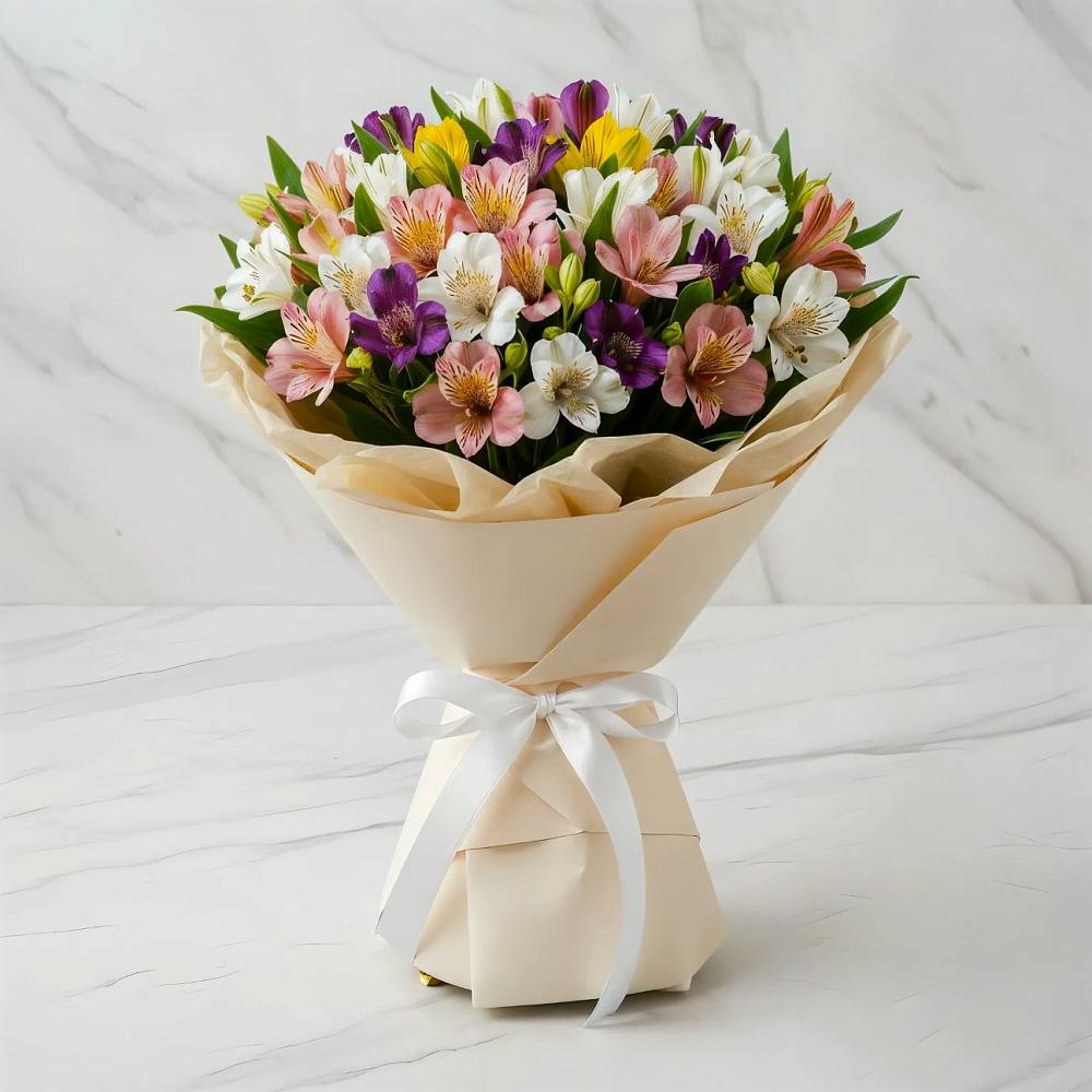 Букет цветов из: Альстромерии в Ветлужском Костромской области