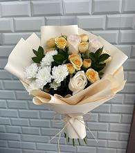 Букет цветов из:  Розы и Хризантемы в Ветлужском Костромской области