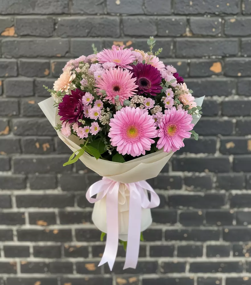 Букет цветов из: Герберы и Хризантемы в Ветлужском Костромской области