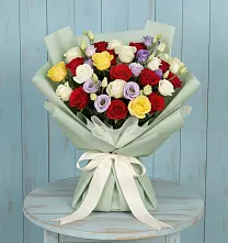Букет цветов из:  Розы #REPLACE_PRED# Ветлужском Костромской области