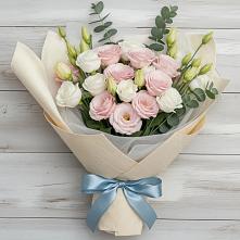 Букет цветов из:  Лизиантусы #REPLACE_PRED# Ветлужском Костромской области