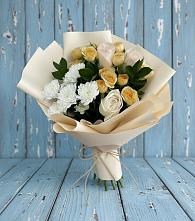 Букет цветов из:  Розы и Хризантемы в Ветлужском Костромской области