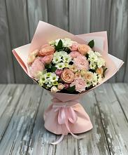 Букет цветов из:  Гвоздики, Розы и Хризантемы в Ветлужском Костромской области