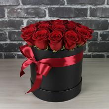 Цветочная композиция из Розы в шляпной коробке в Ветлужском Костромской области