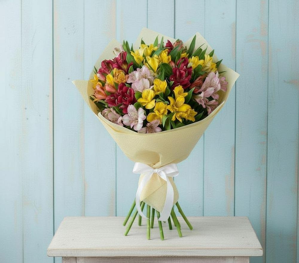 Букет цветов из: Альстромерии в Ветлужском Костромской области