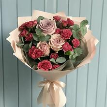 Букет цветов из:  Гвоздики и Розы #REPLACE_PRED# Ветлужском Костромской области